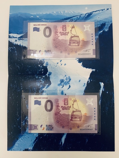 Folder 0 Euro Souvenir Malinô Brdo - vnútorná strana